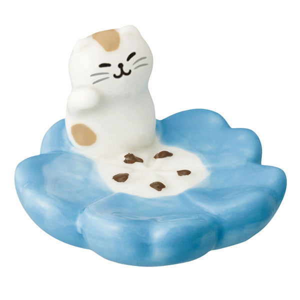 デコレ 花にゃんこ 箸置き6個セット MG-3868 定形外 送料無料 猫 ねこ ネコ 箸置き アネモネ マーガレット パンジー ネモフィラ クローバー あじさい 春 食卓 キッチン雑貨 小物 かわいい