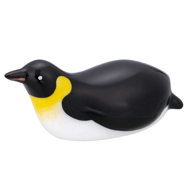 デコレ るんるんまりん まりん箸置き ペンギン 同柄3個セット 定形外 送料無料 MG-29441 箸置き 箸 ガラスペン置き ペン置き 皇帝ペンギン ペンギン親子 陶製 インテリア セットコウテイペンギン