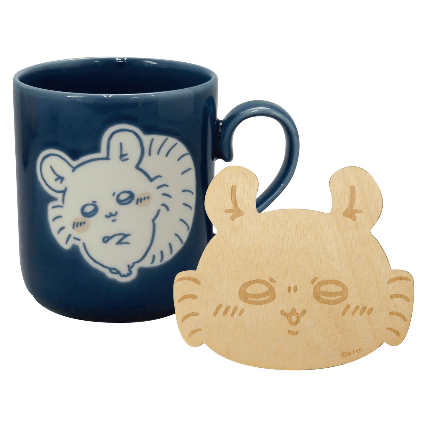 ちいかわ コースター付マグ カラーズ マグカップ CKW10 ちいかわ ハチワレ うさぎ モモンガ 木製コースター 磁器 300mlちいかわ