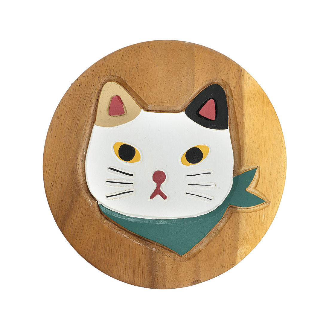 木製 アニマル ウッドスツール ラウンド 動物 椅子 ミニ 丸形 キッズ 子供 シロクマ 黒猫 白猫 ミケ カエル クマ シロクマ