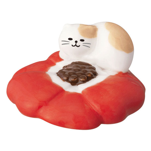 デコレ 花にゃんこ 箸置き6個セット MG-3868 定形外 送料無料 猫 ねこ ネコ 箸置き アネモネ マーガレット パンジー ネモフィラ クローバー あじさい 春 食卓 キッチン雑貨 小物 かわいい