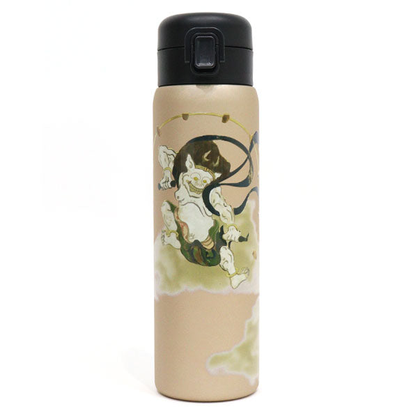 ワンタッチボトル480ml 和柄 841-004 841-005 841-006 841-009 送料無料 水筒 ステンレスボトル 保冷 保温 ボトル 舞妓 蒔絵 風神雷神 寿司 日本 日本伝統 ギフト 持ち運び おしゃれ