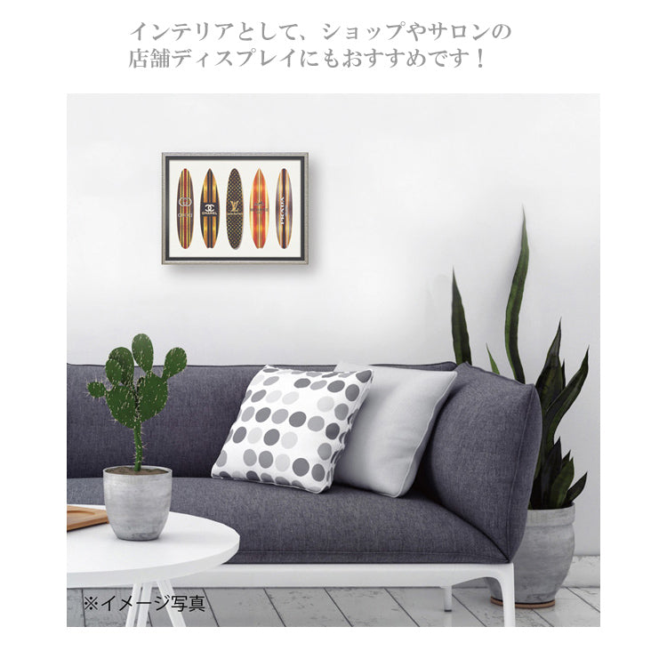 送料無料 ユーパワー オマージュ キャンバスアート ブランド サーフ1 Sサイズ BC-07110 ギフト アート おしゃれ 北欧 インテリア お部屋