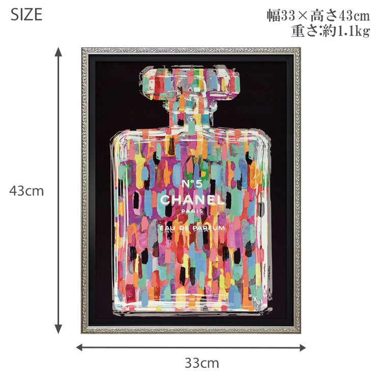 オマージュ キャンバスアート パフューム ポップ3 Sサイズ BC-07114 送料無料 ギフト アート おしゃれ 北欧 インテリア お部屋 ユーパワー