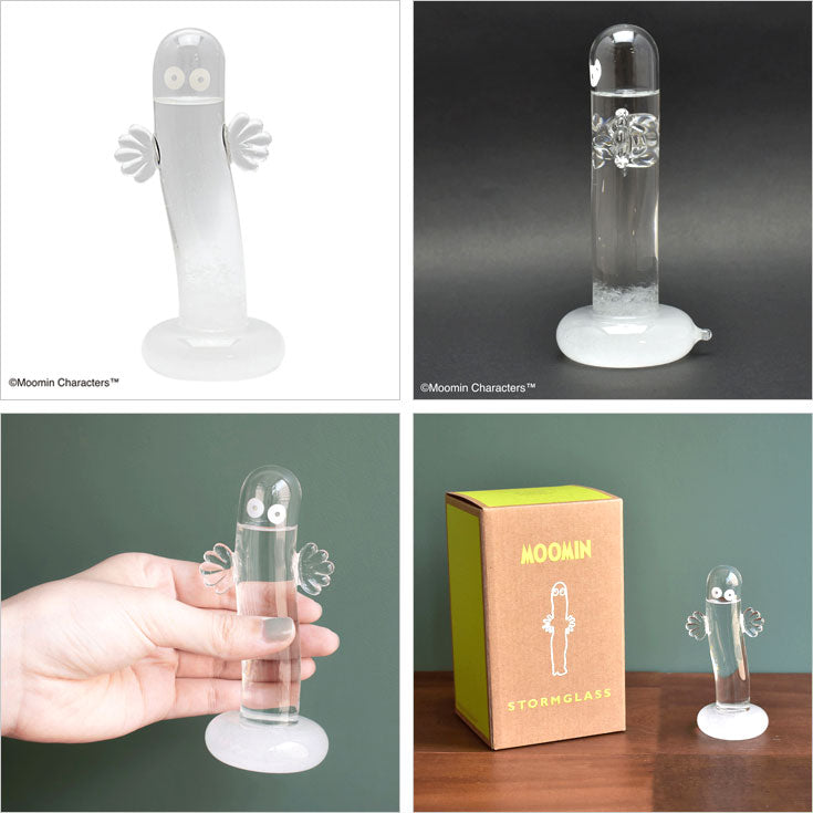 MOOMIN ニョロニョロ ストームグラス ムーミン 送料無料 151-333243 結晶 天気 天気予報 茶谷産業 気温 気象 気象計 インテリア 置物 ギフト