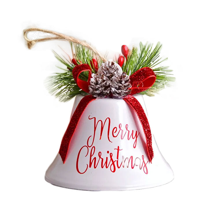 クリスマス ベル オーナメント レッド ゴールド ホワイト 010997 ハルモニア クリスマスツリー オーナメント クリスマス オブジェノエル 置物 飾り