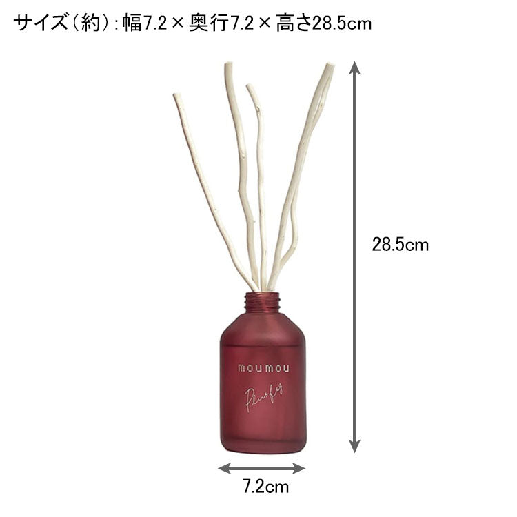 moumou リードディフューザー 170ml フレグランス アロマ ディフューザー 香り イチジク もみの木 ギフトモヘア+フィグ