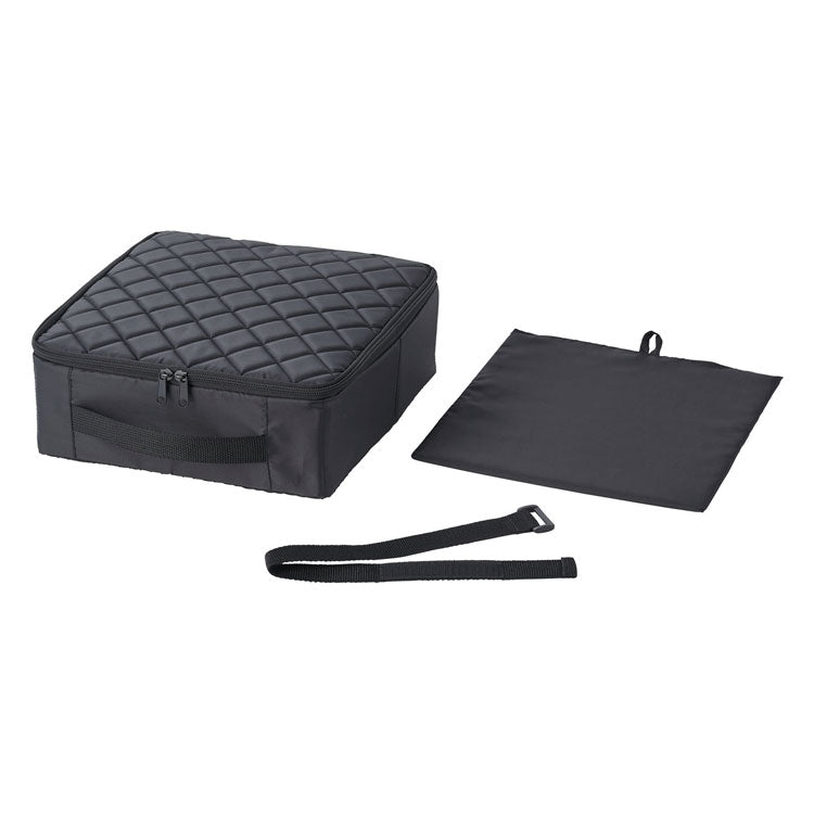 コジット CARFITY シート下収納ボックス カー用品 フットレスト 収納 ボックス ダブルファスナー 車収納 後部 座席