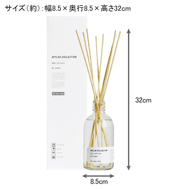 ART LAB. COLLECTION リードディフューザー ALBD 送料無料 アート・ラボ コレクション 280ml ルーム フレグランスMusk savon