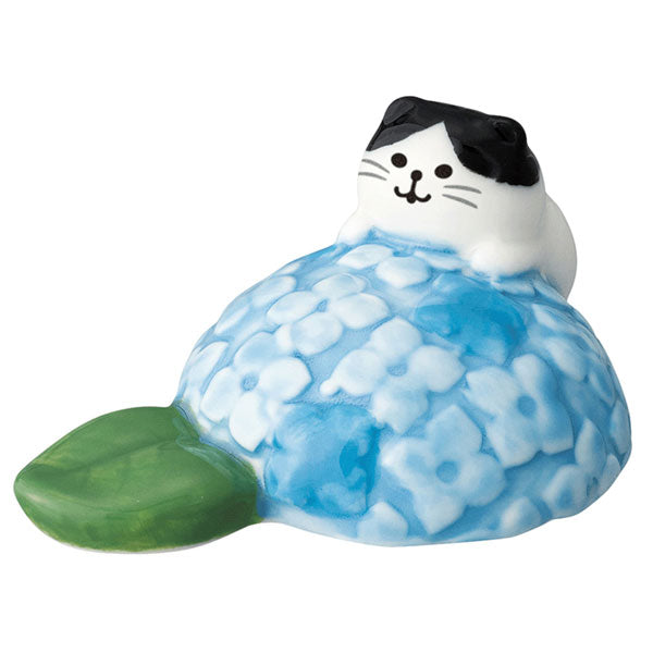 デコレ 花にゃんこ 箸置き6個セット MG-3868 定形外 送料無料 猫 ねこ ネコ 箸置き アネモネ マーガレット パンジー ネモフィラ クローバー あじさい 春 食卓 キッチン雑貨 小物 かわいい