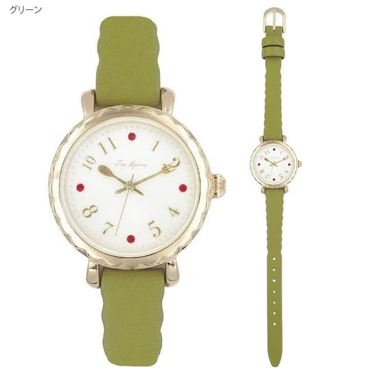 腕時計 ティースプーン スイーツベルト ウォッチ N03324A-1 時計 定形外 送料無料 レディース 日常生活防水 スイーツ モチーフ フォロー キッチン