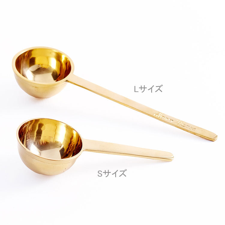 【定形外送料無料】 SHISEI Horn Please ブラス コーヒースプーン Sサイズ 308801 スプーン コーヒー 計量 計量スプーン コーヒー豆 キッチン SHISEI 志成販売