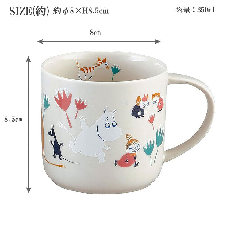 ムーミン リサイクル セラミック マグ マグカップ Daily life MM5501 MOOMIN アンブレラ スナフキン ミィ 北欧