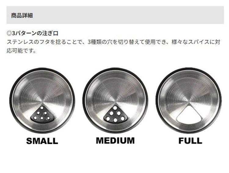 ダルトン マルチ ホール スパイス ジャー 6pcs セット M-0960/6 キッチン 調味料入れ 容器 ガラス