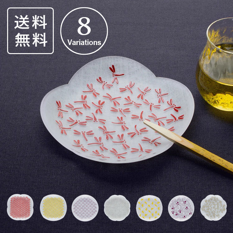 toumei×DOTS 京印伝 漆 まめざら 11cm 木箱入 定形外 送料無料 食器 皿 小皿 トウメイ 和食器 和柄
