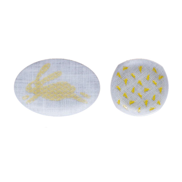 toumei×DOTS 京印伝 漆 まめざら11+コーバル15.5 木箱入 2種セット 送料無料 皿 食器 トウメイ 和食器 小皿 和柄
