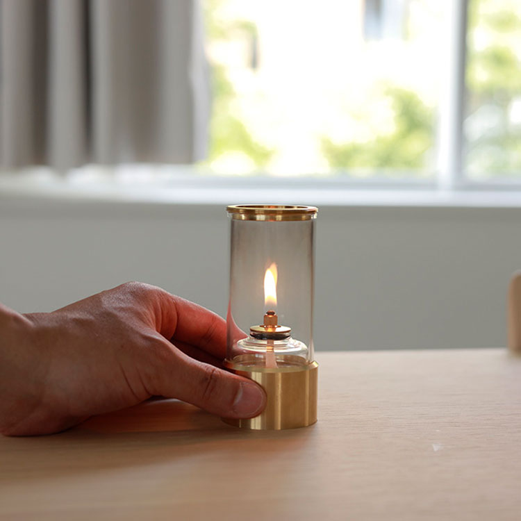 TOKYO/EAST Dancing Lamp 送料無料 オイルランプ ランプ 照明 リラックス 癒し 真鍮 ゴールド レインボーオイル ガラス ギフト