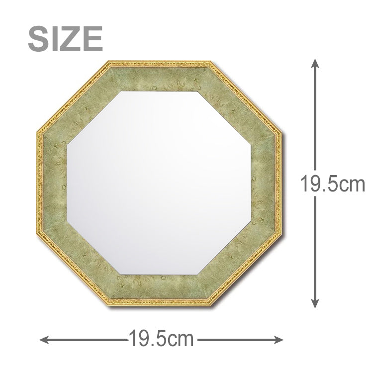 ミラー ヴィンテージ 八角 S サイズ 開運 八角ミラー 壁掛け鏡 八角形 定形外 送料無料 鏡 VM-0200 ラッキーアイテム インテリア 風水 玄関 ユーパワー