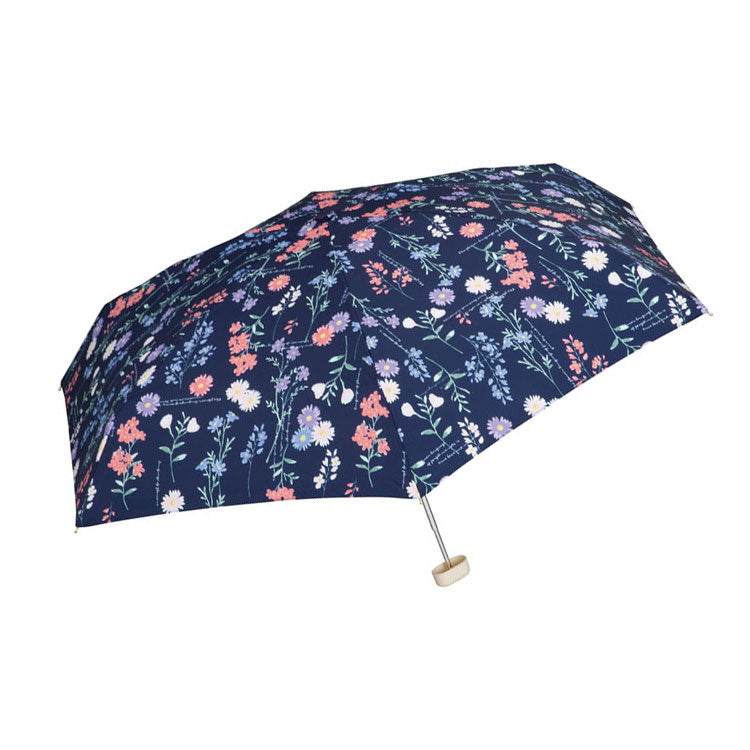 Wpc. 植物図鑑ミニ 折りたたみ傘 PLANT ENCYCLOPEDIA mini 雨傘 日傘 晴雨兼用 傘 定形外 送料無料 8657-174-002 UVカット 紫外線防止 撥水 ポーチ付き コンパクト