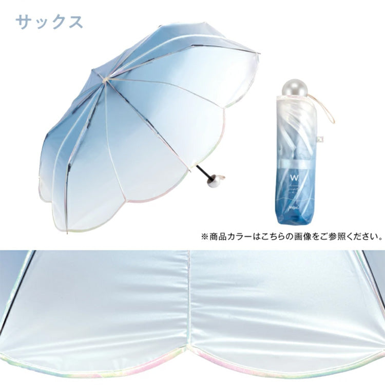 マーメイドアンブレラ ミニ 折り畳み傘 Wpc. 折りたたみ傘 定形外 送料無料 ビニール傘 折りたたみ 傘 真珠 人魚 マーメイド