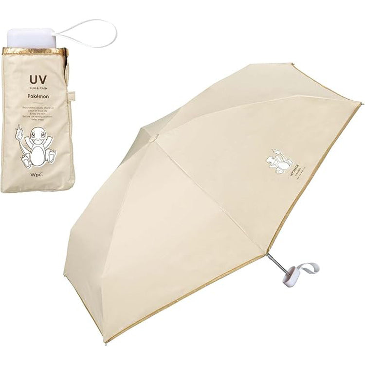 ポケモン 遮光 冒険の始まり ミニ ヒトカゲ ゼニガメ フシギダネ Wpc. 折り畳み傘 晴雨兼用 日傘 傘 801-pm002-102 雨傘 折りたたみ 定形外 送料無料 完全遮光 UVカット POKEMON