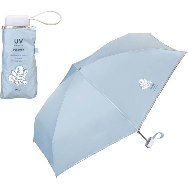 ポケモン 遮光 冒険の始まり ミニ ヒトカゲ ゼニガメ フシギダネ Wpc. 折り畳み傘 晴雨兼用 日傘 傘 801-pm002-102 雨傘 折りたたみ 定形外 送料無料 完全遮光 UVカット POKEMON