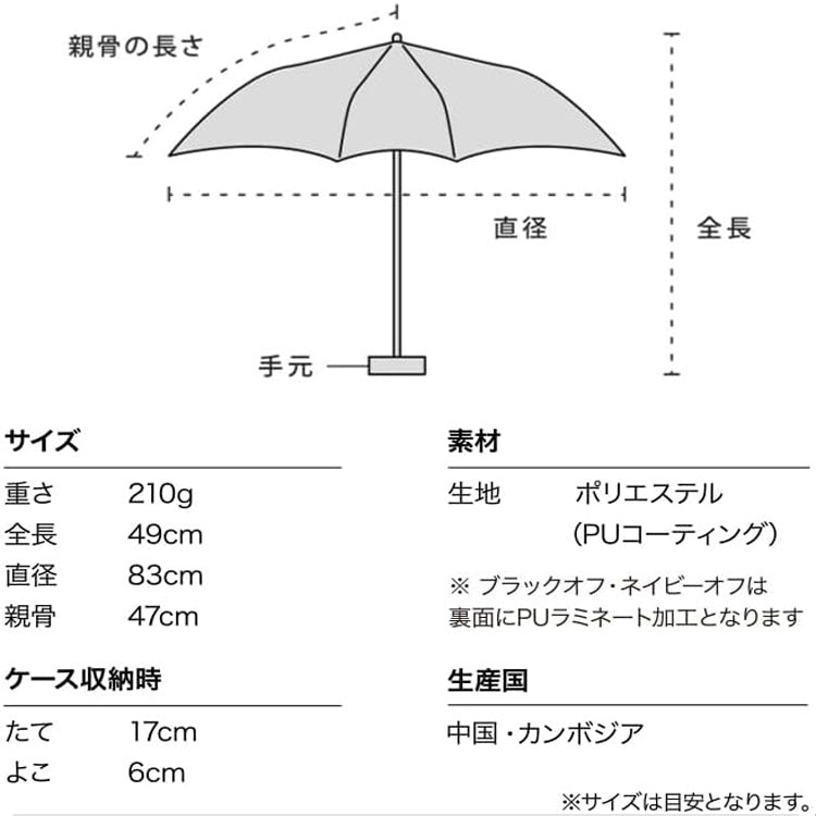 遮光 切り継ぎ タイニー tiny 折りたたみ傘 Wpc. 801-16702-102 定形外 送料無料 日傘 雨傘 晴雨兼用 傘 遮光 軽量 撥水 シンプルイエロー
