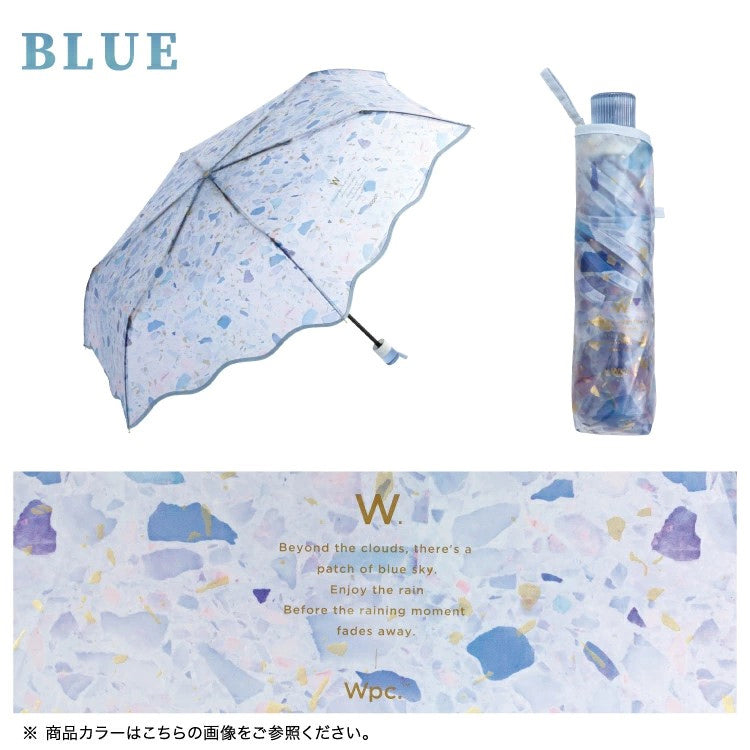Wpc. ペールストーン アンブレラ ミニ 折りたたみ傘 定形外 送料無料 韓国 PT-0070-002 折り畳み 傘 ビニール傘 手開き wpc 軽量 軽い 半透明