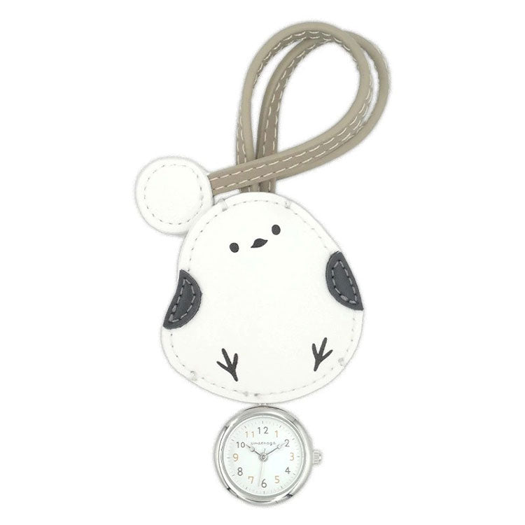 フォロー セキセイインコ シマエナガ ハングウォッチ 時計 N00825S-6 定形外 送料無料 バッグチャーム バッグ 鞄 チャーム キーホルダーセキセイインコ(グリーン)