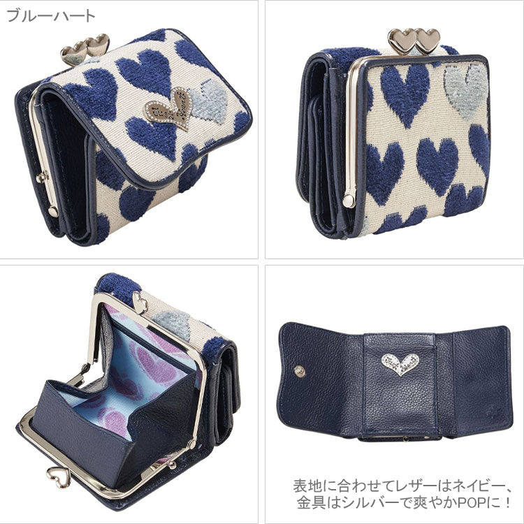 Think Bee! パンチ ベリースモール 3つ折り財布 送料無料 A003264 A003265 ハート ミニ財布 ウォレット 折財布 財布