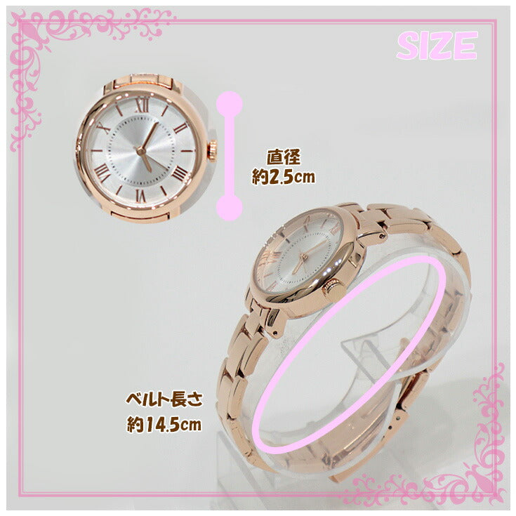 【メール便送料無料】 レコード 腕時計 fsc128 シルバー ゴールド ピンクゴールド 大人かわいい シンプル オシャレ プチプラ オフィス OL fieldwork