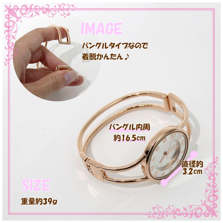 ー定形外送料無料ー sun flame ジェイ・アクシス バングル 腕時計 bl1168 カジュアルウォッチ ゴールド ブラック ピンクゴールド シルバー J-AXIS