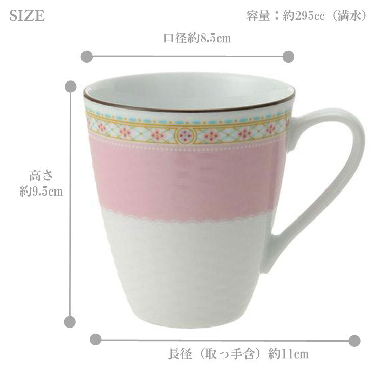 ノリタケ ハミングブルー ハミングブロッサム マグカップ セット T5355L-1645 T5355L-1719 ブルー ピンク 食器 おしゃれ アフタヌーンティー コーヒー 紅茶 ギフト 出産内祝 結婚内祝