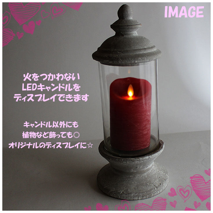 ローマンテラコッタ ディスプレイスタンド 82681 (ot) LEDキャンドル エクステリア 東洋石創 庭 ガーデン インテリア アンティーク調