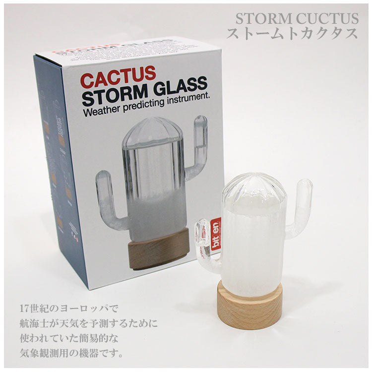 送料無料 Bitten ストームカクタス ウェザーステーション 1920 サボテン 天気管 ストームグラス 天気予報 ビッテン storm cuctus 気象観測 天気 おしゃれ 雑貨 オブジェ
