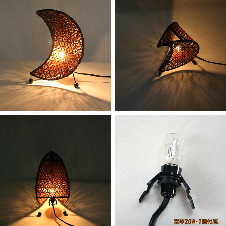 インドネシア ムーン バリランプ S = (li) BALI 間接照明 三日月 ライト アジアン インテリア トモ tm =