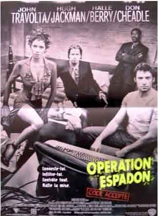 ソードフィッシュ =Sサイズ=ポスター 映画 ヴィンテージ 海外ポスター