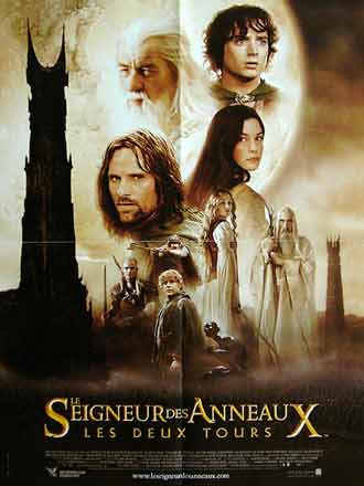ロード・オブ・ザ・リング 二つの塔 =Sサイズ=ポスター 映画 ヴィンテージ 海外ポスター