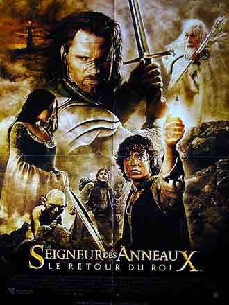 ロード・オブ・ザ・リング/王の帰還 =Sサイズ=ポスター 映画 ヴィンテージ 海外ポスター
