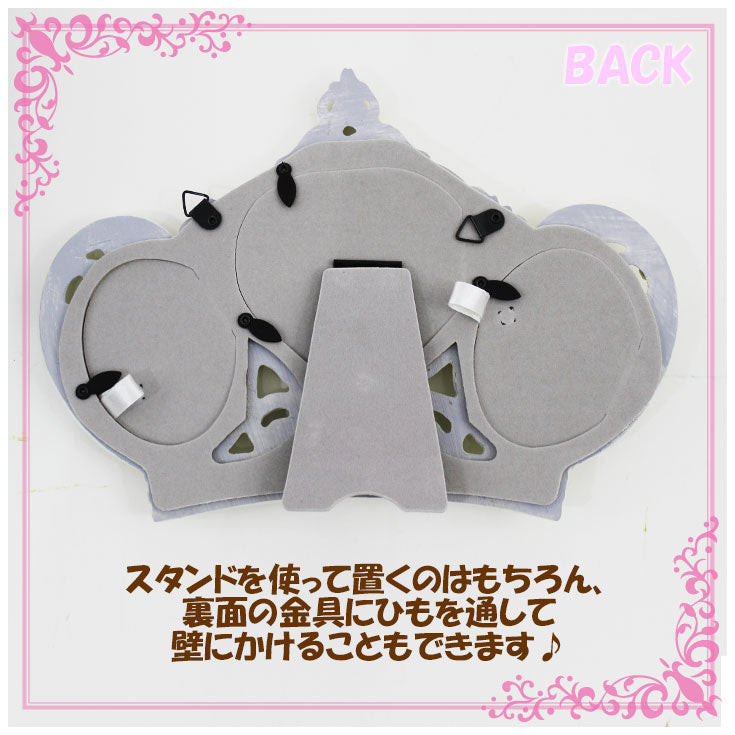 【在庫限り】ロイヤルサロン 3ウィンドウフォトフレーム = 秋月貿易 x706ek 写真立て 壁掛け アンティーク クラシカル ハート 輸入雑貨 =