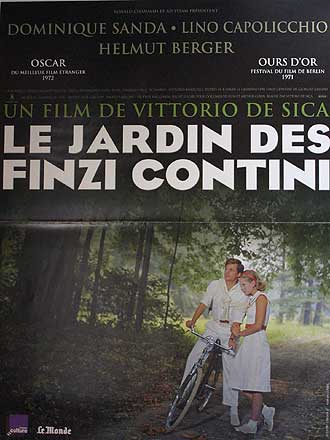 悲しみの青春(リプリント版)= LE JARDIN DES FINZI CONTINI= Sサイズ ポスター ヴィンテージ 海外ポスター =