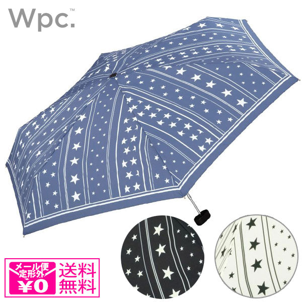 定形外送料無料 wpc. スタースカーフ mini 2714-261 雨傘 晴雨兼用 撥水 UVカット 折りたたみ傘 手開き式 wpc  ワールドパーティー 星柄 スター umbrella ミニ