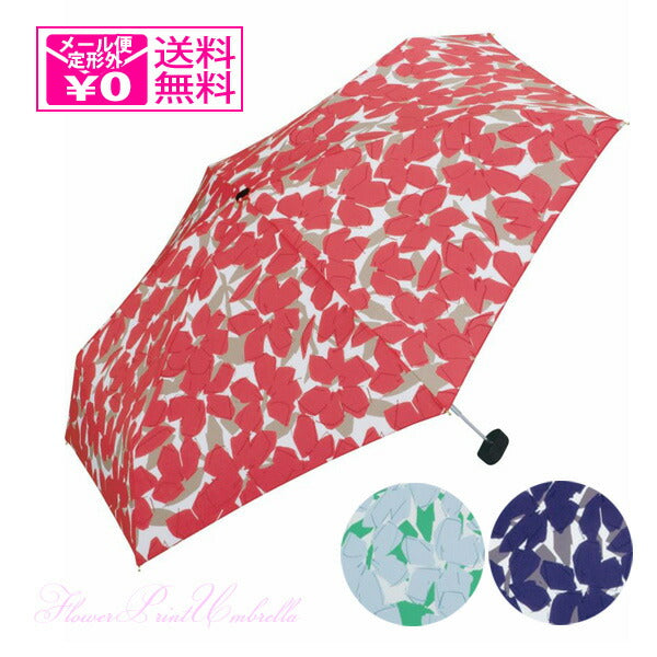 定形外送料無料 ワールドパーティー ボールド フラワー mini SX 折りたたみ傘 9174-262 雨傘 日傘 オシャレ