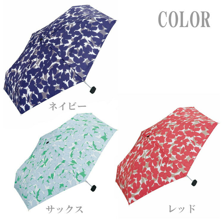定形外送料無料 ワールドパーティー ボールド フラワー mini SX 折りたたみ傘 9174-262 雨傘 日傘 オシャレ