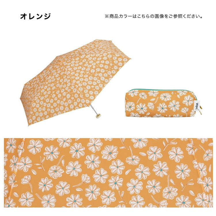 定形外送料無料 カッティングフラワー ミニ 雨傘 折りたたみ傘 3405-303-002 日傘 傘 晴雨兼用 花柄 フラワー レトロ