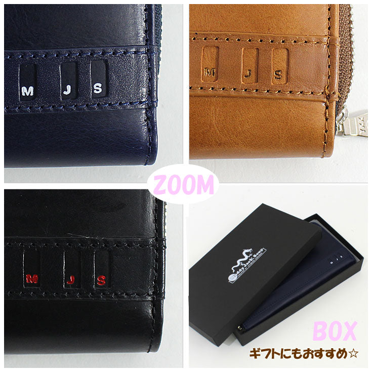 【送料無料】 NADAYA Muddy Jack Soup 本革 ラウンドファスナー長財布 76081 【全3色】