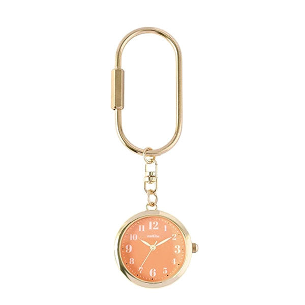 懐中時計 時計 カラビナウォッチ クルカラ ST309 定形外 送料無料 腕時計 ナースウォッチ キーチェーン キーホルダー  ウォッチ キーウォッチ 通勤 通学 ホワイト