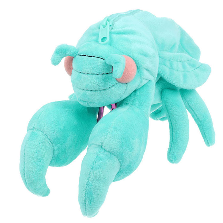 セミのぬけがら ペンケース カラビナ付き S14300 ペンポーチ セミ 蝉 フィギアポーチ 筆記用具 文房具 文具 小物入れ ポーチ ぬいぐるみ 人形 カラフル ブラウン