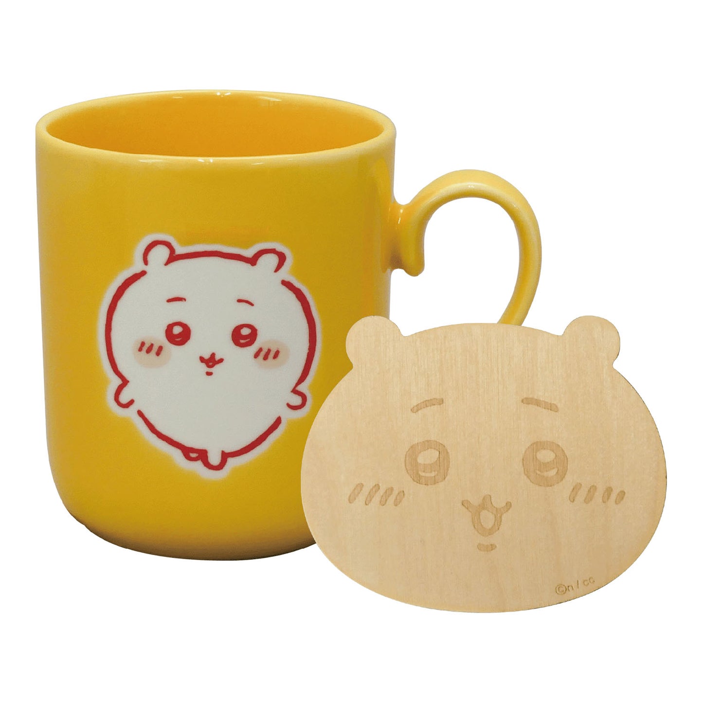 ちいかわ コースター付マグ カラーズ マグカップ CKW10 ちいかわ ハチワレ うさぎ モモンガ 木製コースター 磁器 300mlちいかわ