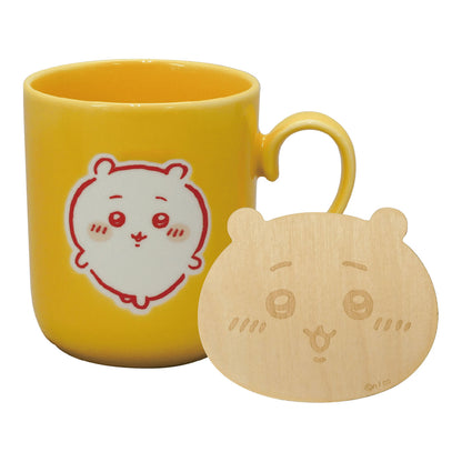 ちいかわ コースター付マグ カラーズ マグカップ CKW10 ちいかわ ハチワレ うさぎ モモンガ 木製コースター 磁器 300mlちいかわ